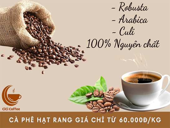 Đơn vị bán cafe hạt xay giá sỉ tại TP HCM