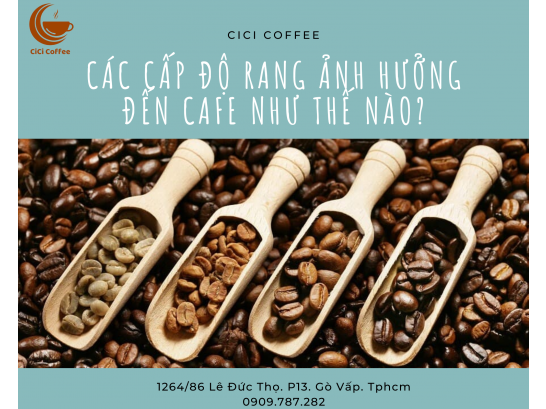 HƯƠNG VỊ CÀ PHÊ CÓ THỂ BỊ ẢNH HƯỞNG BỞI CẤP ĐỘ RANG?