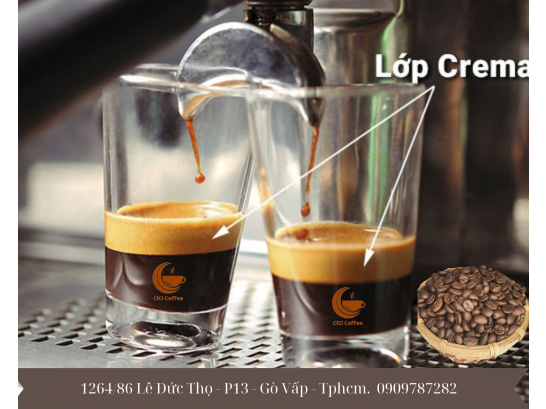 CREMA - NÉT QUYẾN RŨ CỦA CÀ PHÊ PHA MÁY